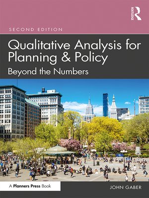 cover image of Qualitative Analysis for Planning & Policy